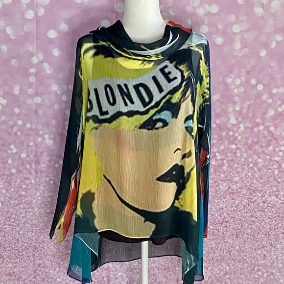 Postcard California Tops - Postcard California Blondie cowl neck semi-sheer tunic, price drop